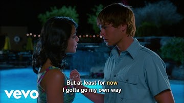 Vanessa Hudgens, Zac Efron - Gotta Go My Own Way (From "High School Musical 2"/Sing-Along)