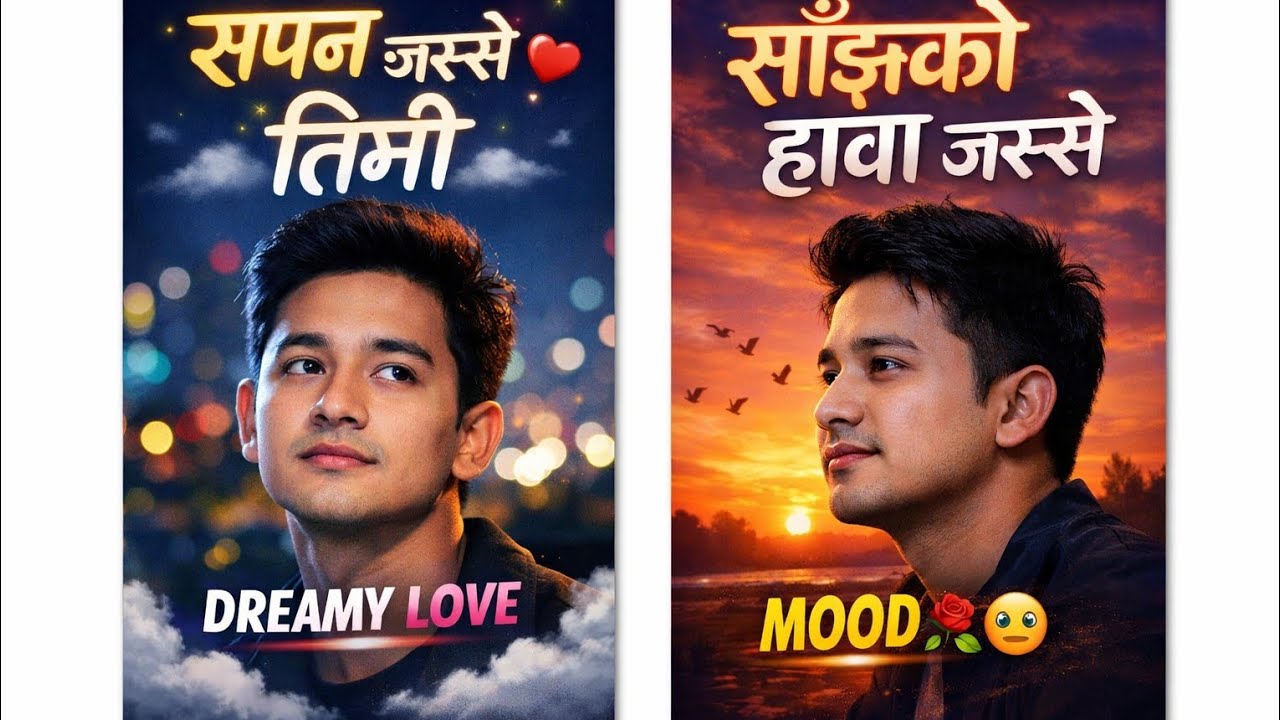 सपन जस्तै तिमी | साँझको हावा जस्तै | AI Generated Nepali Love Songs | Full Audio