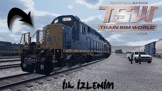 TRAİN SİM WORLD | SONUNDA MAKİNİST OLDUM •• İLK İZLENİM screenshot 4