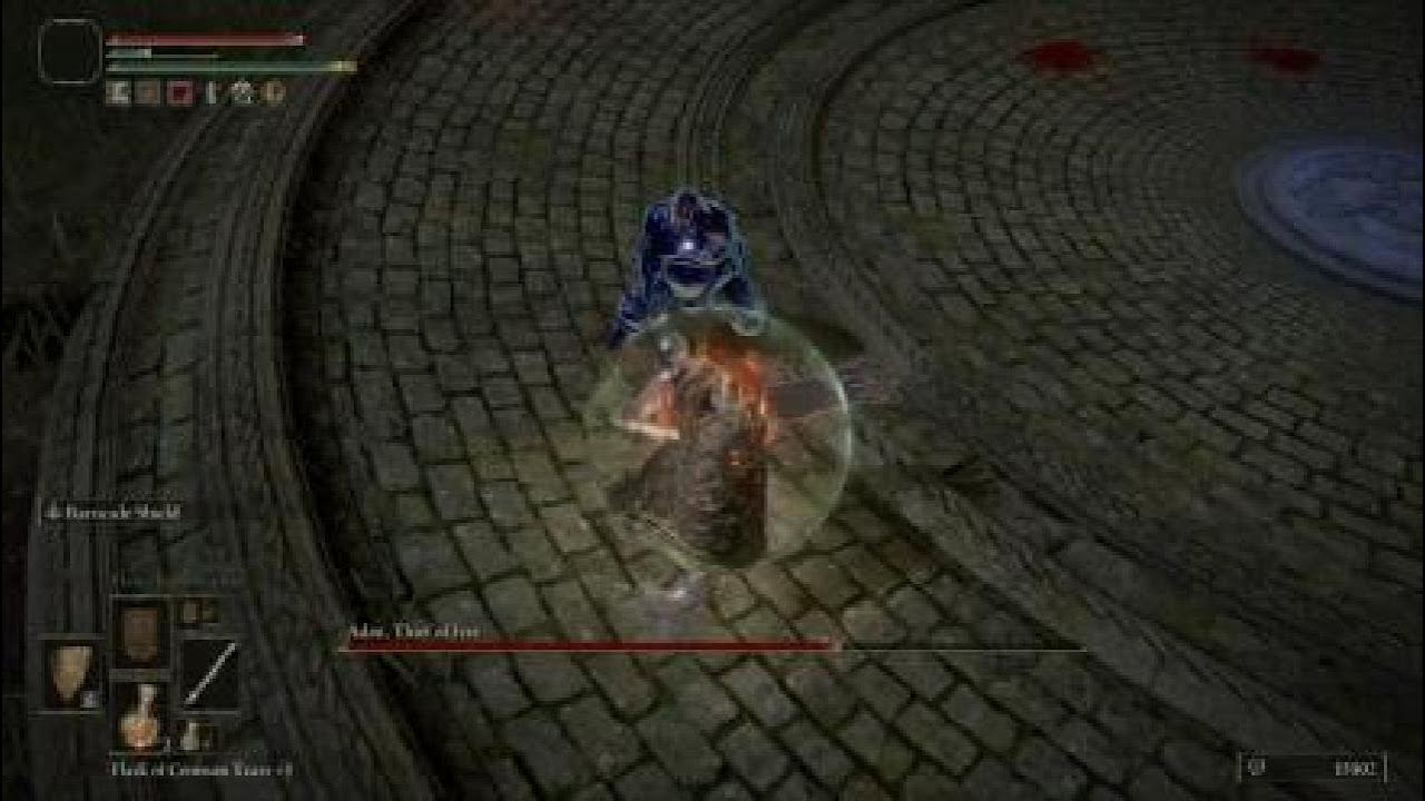 Adan Thief of Fire Elden Ring Boss Faith/Strength Confessor Build