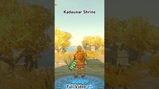Kadaunar Shrine #gaming #zelda #tearsofthekingdom #games #shorts #livegamingparadise #nintendo