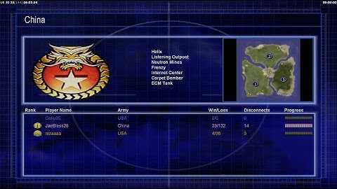 Generals Zero Hour - FFA - Nr10 Mins - Online