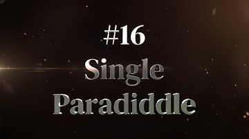 #16 Single Paradiddle