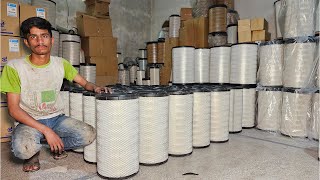 Amazing Manufacturing Of Air Filter For Yutong Bus