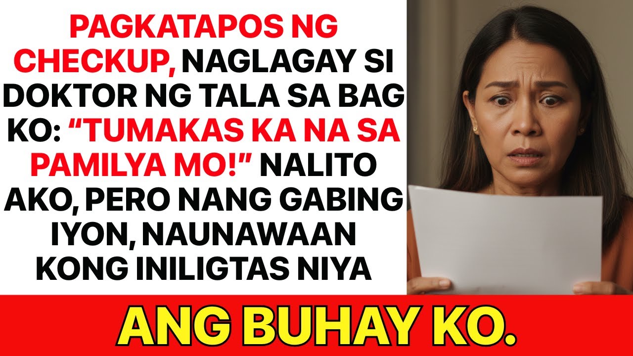 Iniabot ng doktor ang tala: 