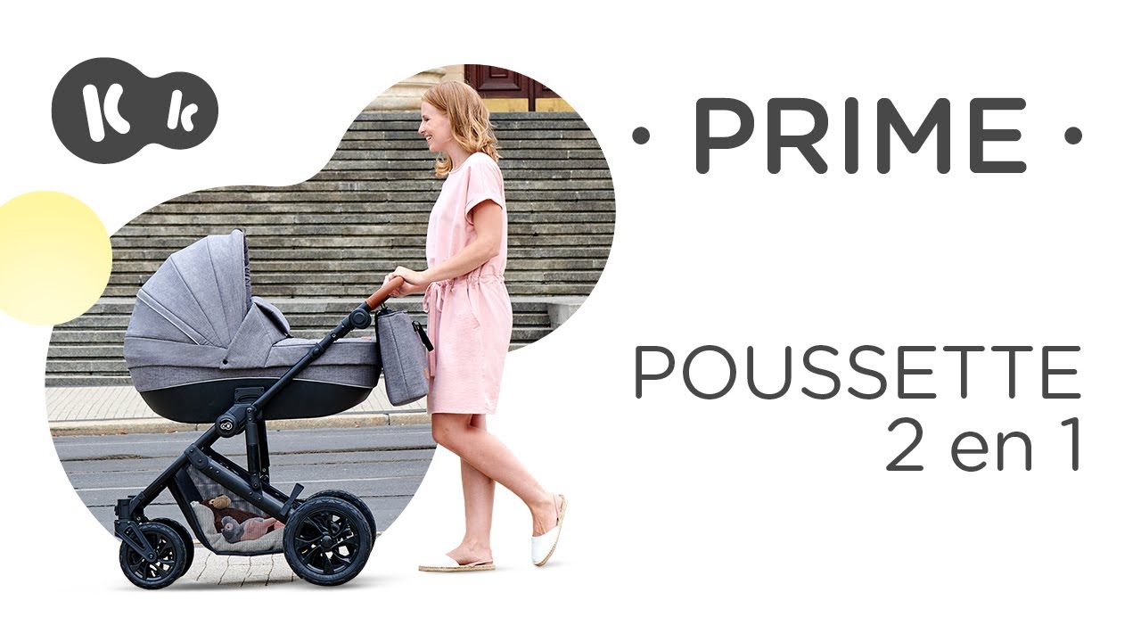 Kinderkraft Poussette 3 en 1 PRIME LITE, Landau, Siège Auto