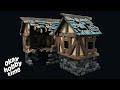 Crafting miniature ruined medieval buildings  tabletop terrain for dd and more