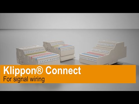 Klippon® Connect for signal wiring – Clear wiring for high-density signalling levels