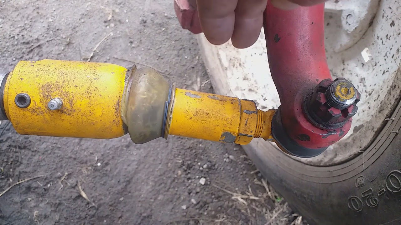 Asa se montează un cilindru cu sistemul hidraulic danfus la U650.