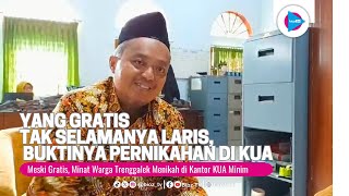 Yang Gratis Tak Selamanya Laris, Tren Ijab Kabul di Kantor KUA Justru Sepi Peminat, Tahu Kenapa ?