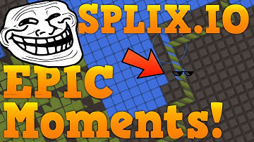 Splix.io - EPIC/TROLL GAMEPLAY MOMENTS! (High Speed)