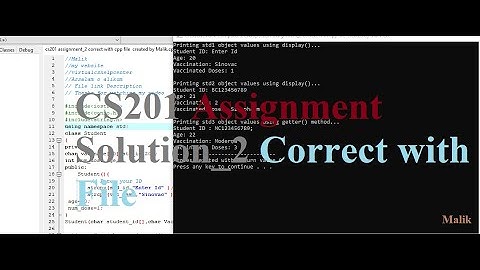 cs201 assignment_2 correct with .cpp file 2022              #cs201Assignment solution