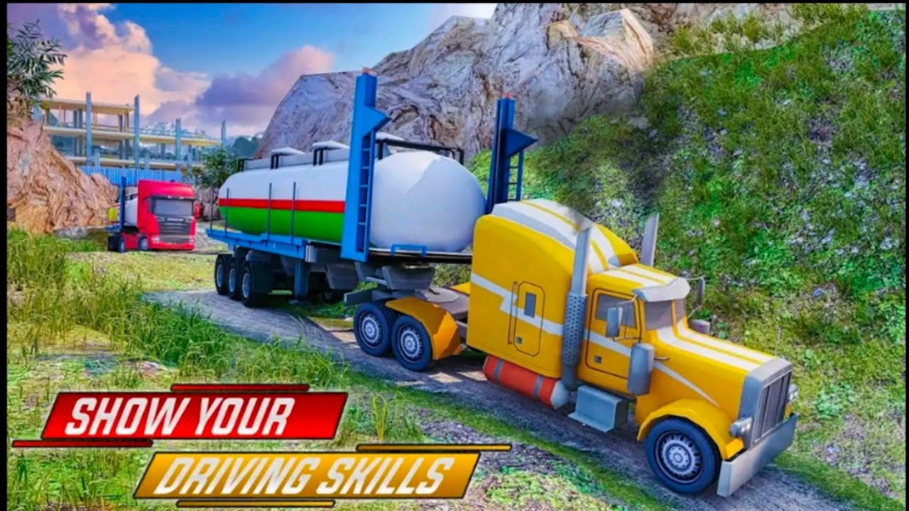 Oil Tanker Offroad Driving Transporter Trucky City Fuel Cargo Simulator android gameplay video game