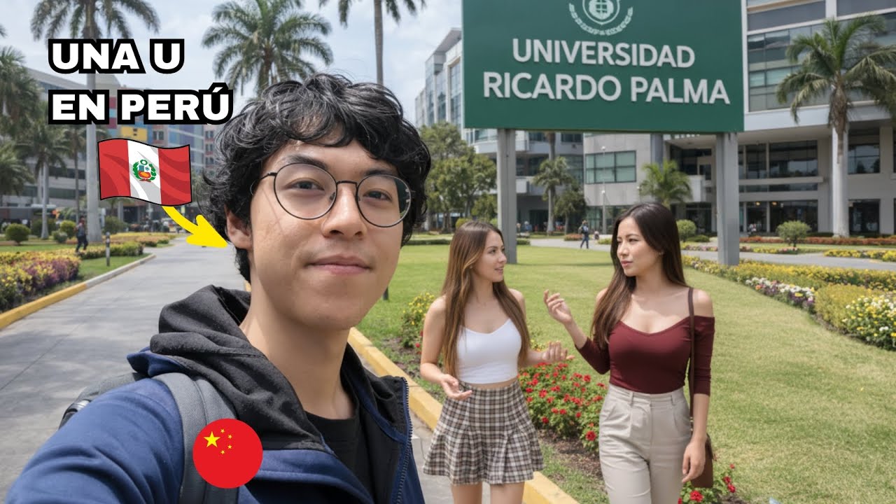 Chino visita una Universidad Peruana… y no esperaba ESTO 🤯🇵🇪