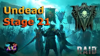 Raid Shadow Legends - Faction Wars - Undead Stage 21