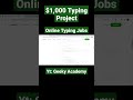 Online typing jobs | $1000 typing project | Upwork | Easy typing jobs | Typing jobs in Pakistan