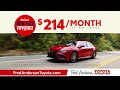 Fred Anderson Toyota | Family Savings Event - Lease Specials