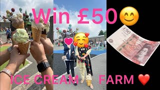LUCKY DAY ||WIN £50 || WEEKEND TRIP|| ICE CREAM FARM || BEST PLACE FOR CHILDREN