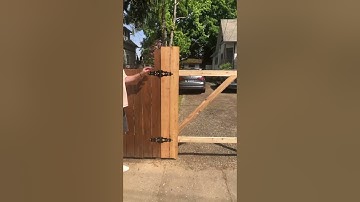 Steps to #building a #fence & #gate #woodworking