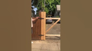 Steps to #building a #fence & #gate #woodworking