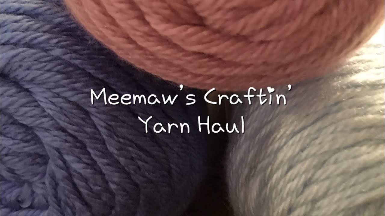 Michael’s Yarn haul YouTube