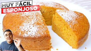 ¡El Secreto del BIZCOCHO de ZANAHORIA más ESPONJOSO!  ¡PASTEL FÁCIL que te hará DELIRAR!