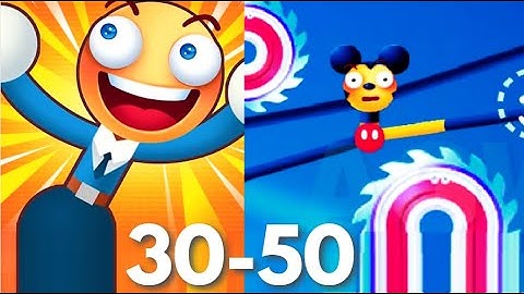 Rope Man All Skin Gameplay Walkthrough Level 30-50 iOS Android Noob vs Hack Tutorial