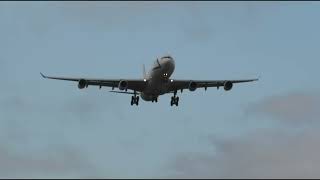 Flare Fighting Float (Private Airbus A340-600 Long Float Landing)