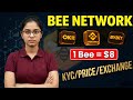 Boom 💥 Bee Network New Update ll Bee Coin Listing On Exchange 💱 1Bee = $8 🤑🎉 #beenetwork #crypto 
