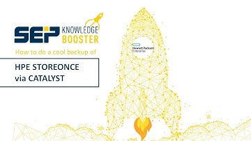 Using Catalyst to backup HPE StoreOnce with SEP sesam (Lang_EN)