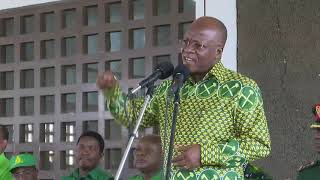 PRESIDENT MAGUFULI'S HILARIOUS SPEECH AFTER RETURNING HIS NOMINATION PAPERS!!