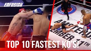 Top 10 FASTEST KO's In Enfusion History
