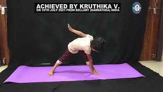 Youngest To Perform Maximum Yoga Poses