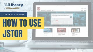 How to Use JSTOR (SIM Library) screenshot 1