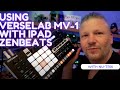 Using @RolandChannel  #VerseLab MV-1 on iPad #Zenbeats