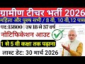 ग्रामीण टीचर भर्ती 2026 | सर्व शिक्षा अभियान भर्ती 2026 | Primary Teacher Vacancy 2026