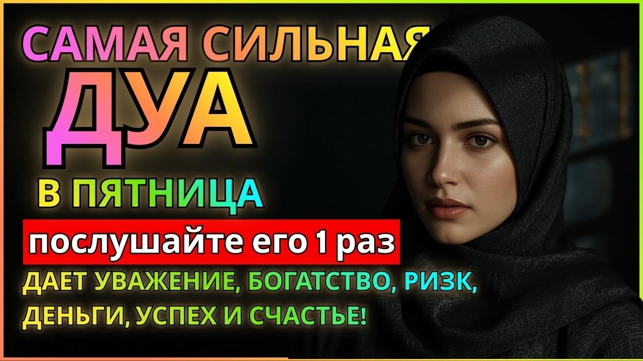 💕САМАЯ СИЛЬНАЯ Дуа ДАЕТ УВАЖЕНИЕ, БОГАТСТВО, РИЗК, ДЕНЬГИ, УСПЕХ И СЧАСТЬЕ! #дуа