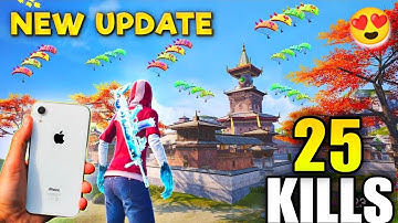 iPhone Xr🔥Bgmi 3.6 Update Test 😍/ iPhone Xr Bgmi Test After Update / iPhone Xr Pubg Test In 2025