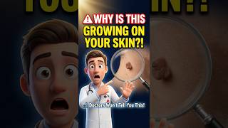 Doctor Explains: Why Skin Tags Form On Your Body! ⚠️ #shorts #healthtips #animation #sciencepulse
