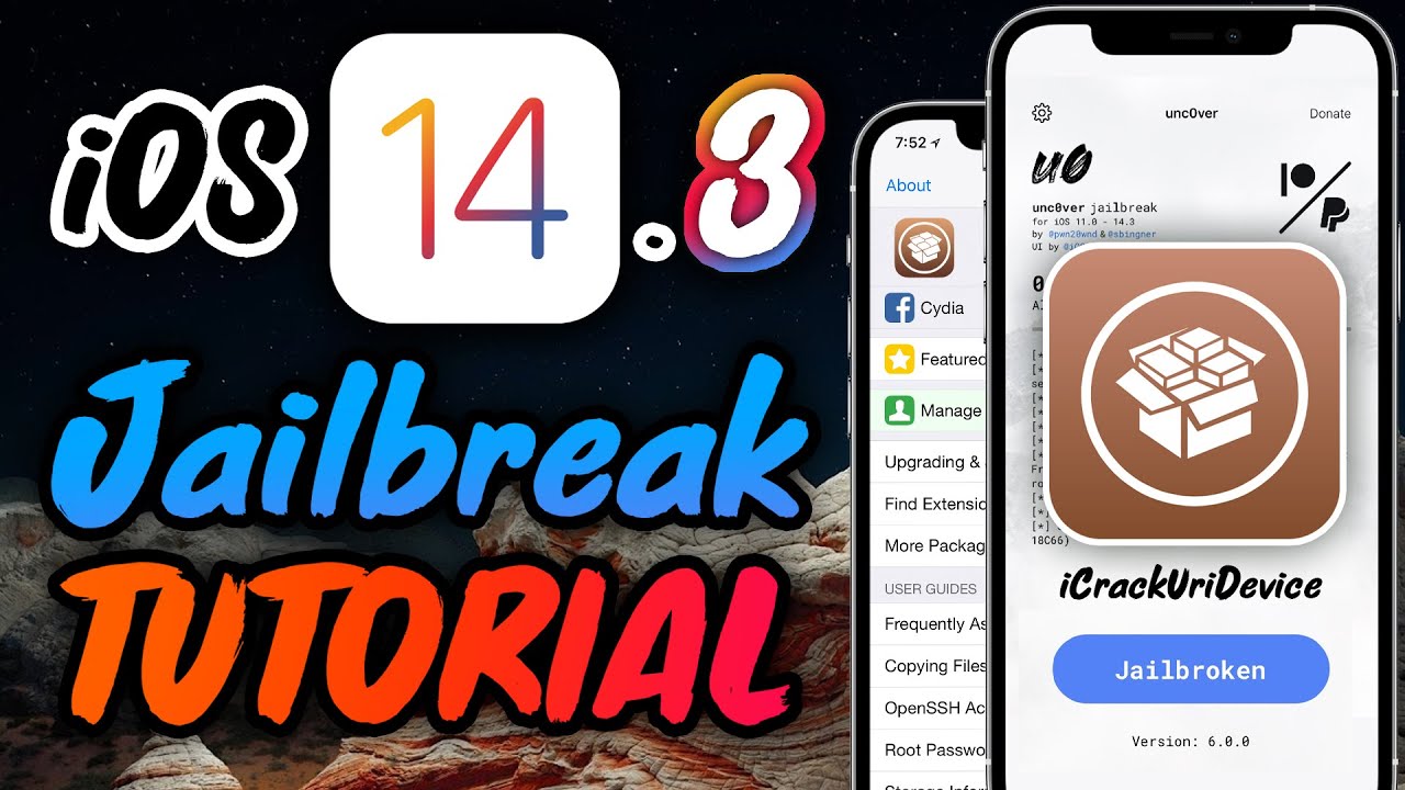 New Jailbreak Ios 14 3 Unc0ver How To Jailbreak Ios 14 Windows Or Mac Youtube