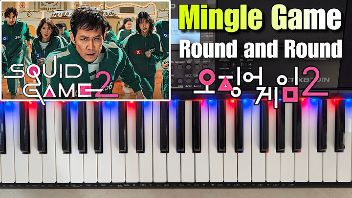 Squid Game: Season 2 | Mingle Game Song “Round and Round” Piano Cover | 오징어 게임 2 | Netflix