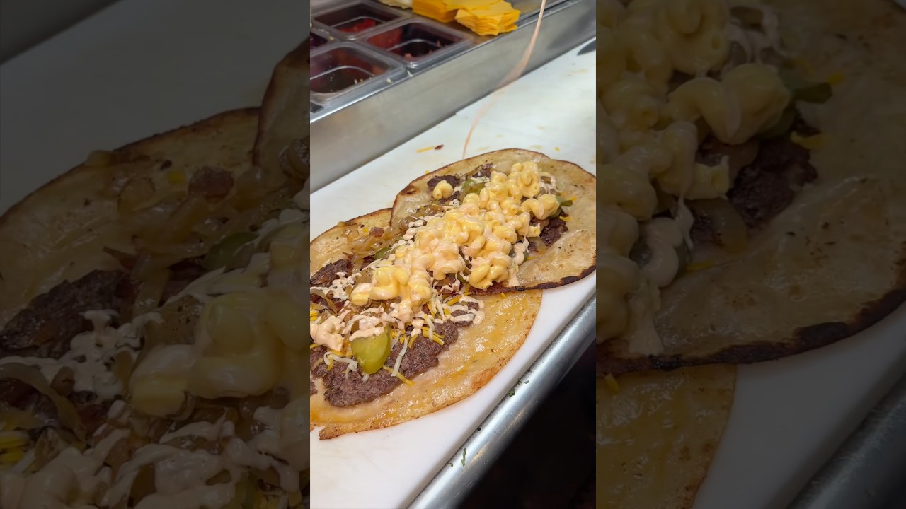 The famous “SMASHRITO” from Elm Street Diner in Stamford & Norwalk, Connecticut! 🍔 #DEVOURPOWER