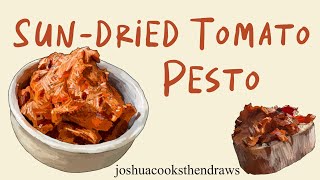 Sun dried Tomato Pesto recipe - quick and easy but delicious