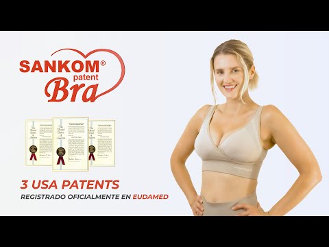 Mejor Sostén Corrector de postura en acción! Patentado y sin varilla! - video from SANKOM Switzerland
