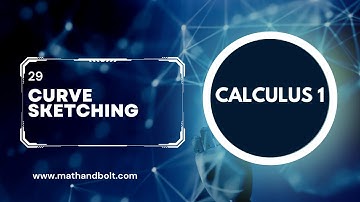 Calculus 1 | Lecture 29 - Application Of Derivatives - Curve Sketching