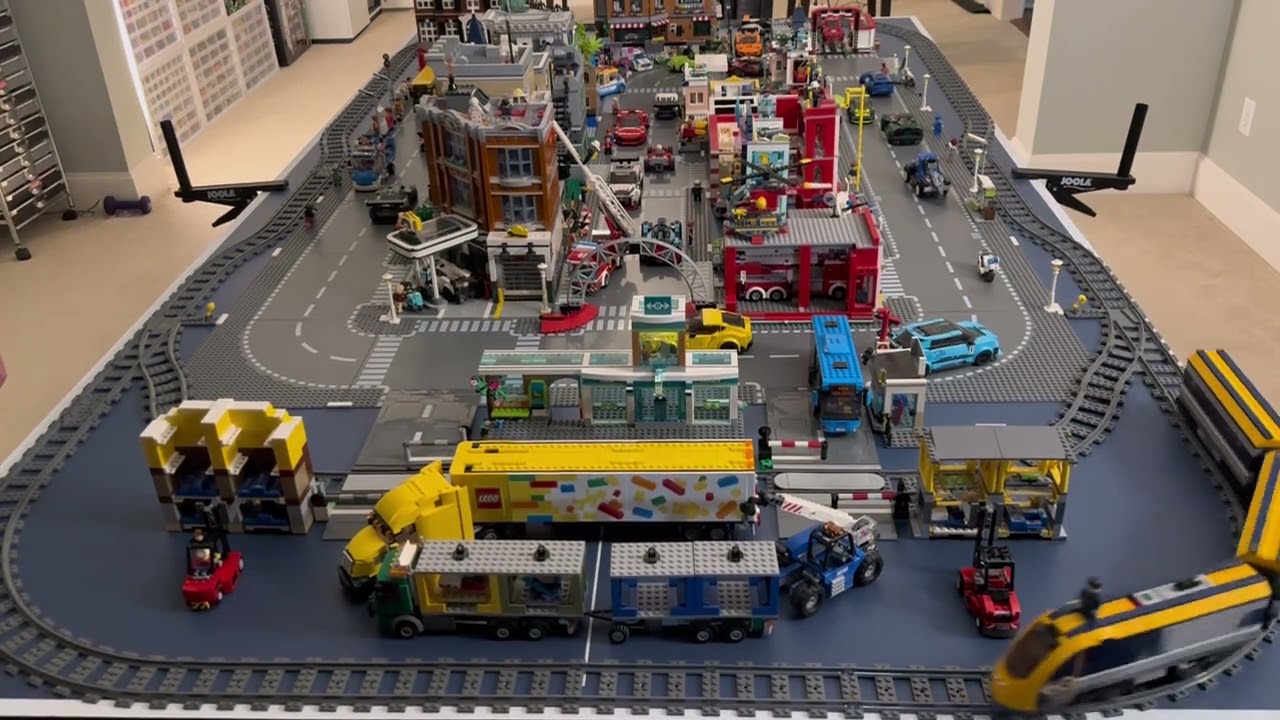 Lego City Update! Adding the Cargo Terminal and Train Station