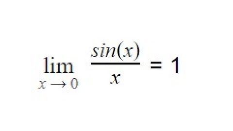 Proof that the Limit as x Approaches 0, sinx/x is 1 or lim x~0, sin(x)/x = 1