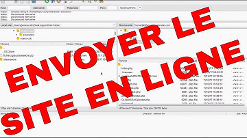 TUTO : envoyer le site sur son hébergement web en FTP avec Filezilla