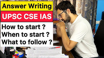 Answer Writing for UPSC CSE