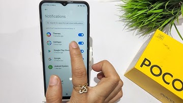 How to stop Notification in poco C55,C50 | Notification kaise off kare | Notification setting